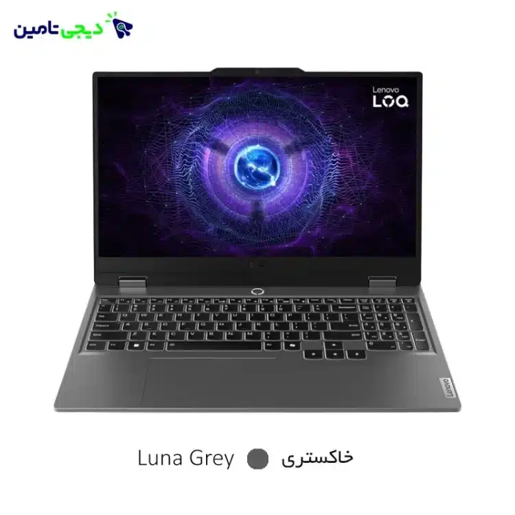 لپ تاپ لنوو Lenovo LOQ 15IRX9 Core i5 13450HX 24GB 512GB SSD 6GB RTX 3050-مشخصات اورجینال