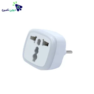 تبدیل برق 3 به 2 مدل چراغ دار برند TriDU