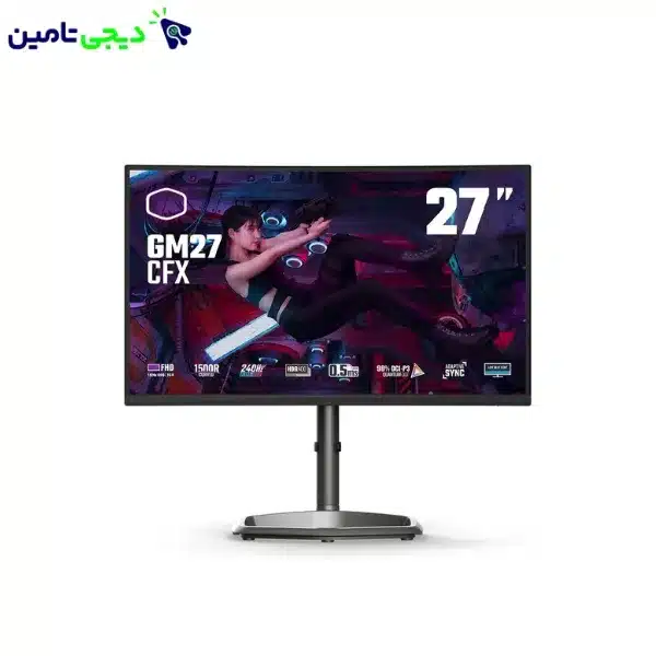 مانیتور 27 اینچ کولر مستر مدل GM-27CFX